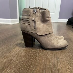 Madden Girl Beige Ankle Bootie